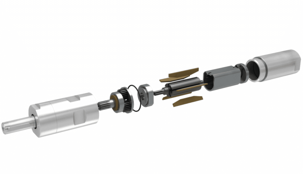 vane motor exploded view